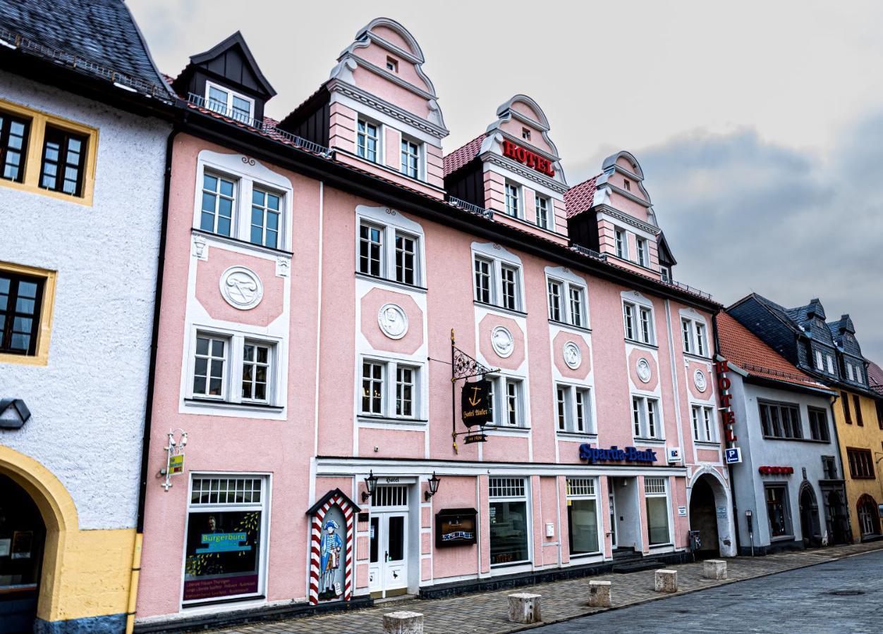 Hotel Anker Saalfeld Saale Bagian luar foto
