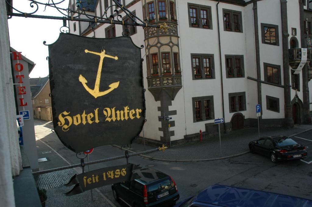 Hotel Anker Saalfeld Saale Bagian luar foto